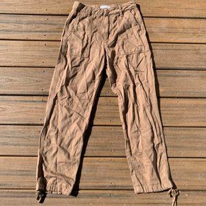 Nude urban outfitters cargo pants